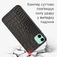 Кожаный чехол Boxface Apple iPhone 11 Crocodile Black