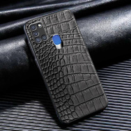 Кожаный чехол Boxface Samsung A217 Galaxy A21s Crocodile Black