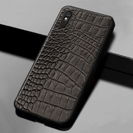 Кожаный чехол Boxface Xiaomi Redmi 9A Crocodile Black
