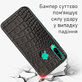 Кожаный чехол Boxface Huawei P40 Lite E Crocodile Black