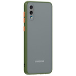 Матовый чехол Frosted Matte для Samsung A022 Galaxy A02 Зеленый