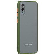 Матовый чехол Frosted Matte для Samsung A022 Galaxy A02 Зеленый