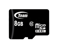 microSDHC Team 8Gb Class 10 + adapter SD