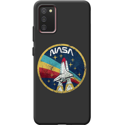 Черный чехол BoxFace Samsung A025 Galaxy A02S NASA