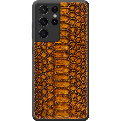 Кожаный чехол Boxface Samsung G998 Galaxy S21 Ultra Reptile Brown