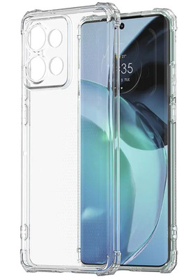 Протиударний силіконовий чохол Anti Shock для Motorola Edge 50 Neo Прозорий