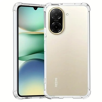 Протиударний силіконовий чохол Anti Shock для Xiaomi Redmi A5 Прозорий