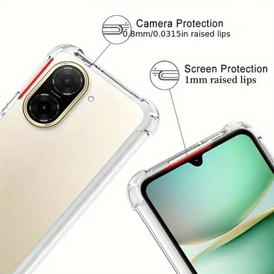 Протиударний силіконовий чохол Anti Shock для Xiaomi Redmi A5 Прозорий