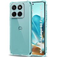 Протиударний силіконовий чохол Anti Shock для Motorola Edge 60 Fusion Прозорий