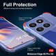 Протиударний силіконовий чохол Anti Shock для Motorola Edge 60 Pro Прозорий