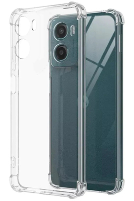 Протиударний силіконовий чохол Anti Shock для Motorola G05 Прозорий