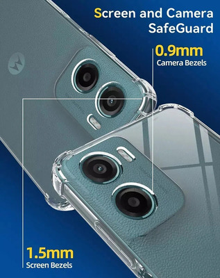 Протиударний силіконовий чохол Anti Shock для Motorola G05 Прозорий