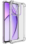 Протиударний силіконовий чохол Anti Shock для Oppo A40m Прозорий