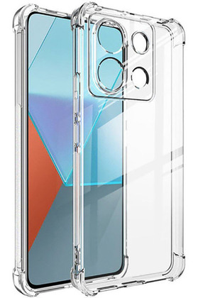Протиударний силіконовий чохол Anti Shock для Xiaomi Redmi 13C Прозорий