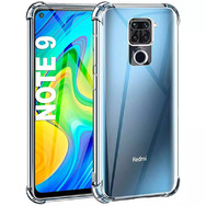 Протиударний силіконовий чохол Anti Shock для Xiaomi Redmi Note 9 Прозорий