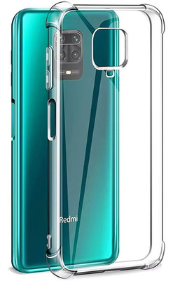 Протиударний силіконовий чохол Anti Shock для Xiaomi Redmi Note 9S Прозорий