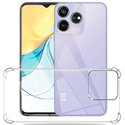 Протиударний силіконовий чохол Anti Shock для ZTE Blade V50 Design 4G Прозорий