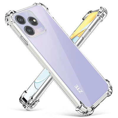 Протиударний силіконовий чохол Anti Shock для ZTE Blade V50 Design 4G Прозорий