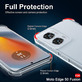 Протиударний силіконовий чохол Anti Shock для Motorola Edge 50 Fusion Прозорий