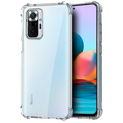 Протиударний силіконовий чохол Anti Shock для Xiaomi Redmi Note 10 Pro Прозорий