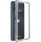 Протиударний силіконовий чохол Anti Shock для Motorola E13 Прозорий