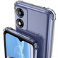 Протиударний силіконовий чохол Anti Shock для Motorola E13 Прозорий