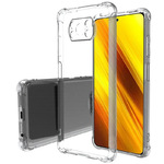 Протиударний силіконовий чохол Anti Shock для Xiaomi Poco X3 Прозорий