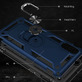 Противоударный чехол Military Ring Case для Samsung A022 Galaxy A02 Синий