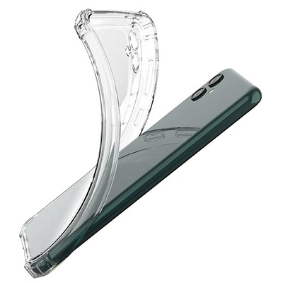 Противоударный силиконовый чехол Anti Shock для Samsung Galaxy A04e (A042) Прозрачный