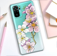 Прозрачный чехол BoxFace Xiaomi Redmi Note 10/ Note 10S Cherry Blossom