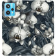 Чохол-книжка BoxFace для Realme 9 Pro Білі орхідеї
