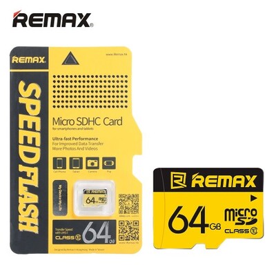 Карта памяти microSDHC Remax 64Gb class 10 