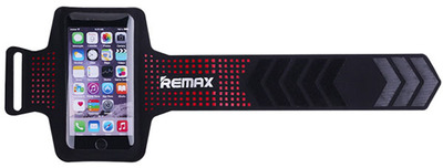 Универсальный спортивный чехол на руку Remax L Красный