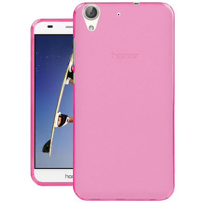 Силиконовый чехол Huawei Y6 2 Розовый