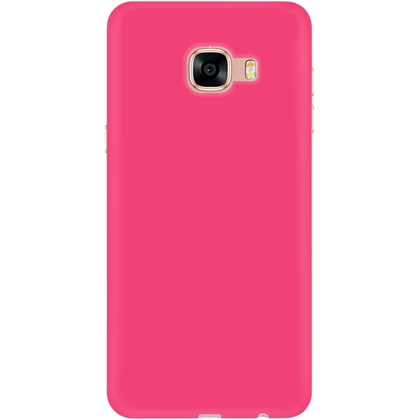 Силиконовый чехол Samsung Galaxy C5 Розовый