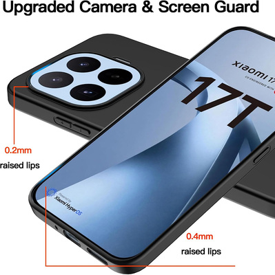 Силіконовий чохол BoxFace Xiaomi 17T Чорний