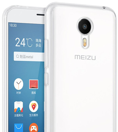 Чехол Ultra Clear Soft Case Meizu M1 Metal Прозрачный