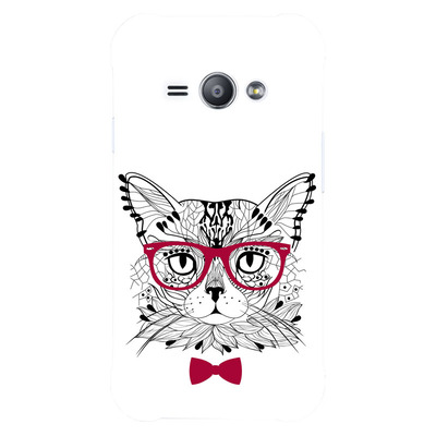 Чехол-накладка U-Print Samsung Galaxy J1 Ace J110H Clever Cat