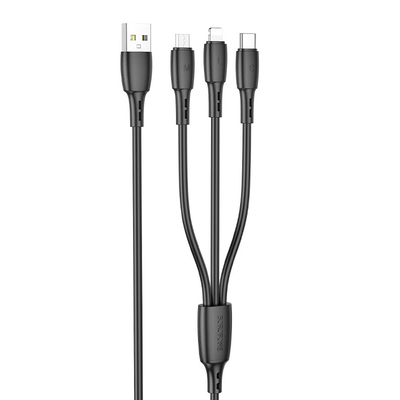USB кабель 3 в 1 Borofone BX71 (1м) 2A