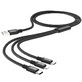 USB кабель 3 в 1 Hoco X14 Lightning (1м) 2,4A
