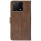 Чохол-книжка Crazy Horse Clasic для Xiaomi Poco F6 Pro Brown (Front)