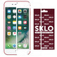 Захисне скло SKLO для iPhone 7/8 Plus White