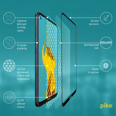Защитное стекло Piko Full Glue для Nokia 5.4