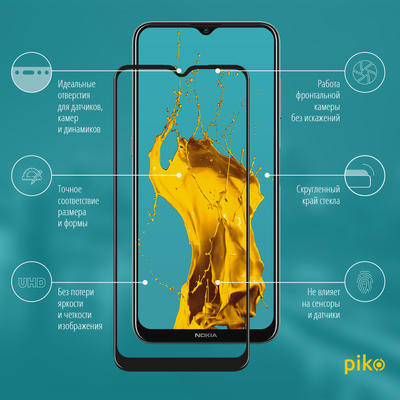 Защитное стекло Piko Full Glue для Nokia G10 / G20
