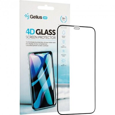 Защитное стекло Gelius Pro 4D for iPhone 12 Черное