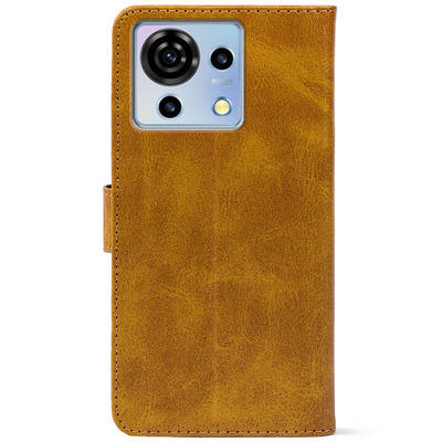 Чохол-книжка Crazy Horse Clasic для ZTE Blade V50 Vita Camel (Front)