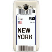 Прозрачный чехол Uprint Huawei Y3 2017 Ticket New York