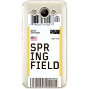 Прозрачный чехол Uprint Huawei Y3 2017 Ticket Springfield