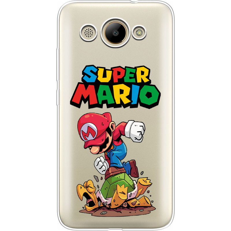 Прозрачный чехол Uprint Huawei Y3 2017 Super Mario