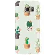 Чехол Uprint Samsung G925 Galaxy S6 Edge L-green Cacti